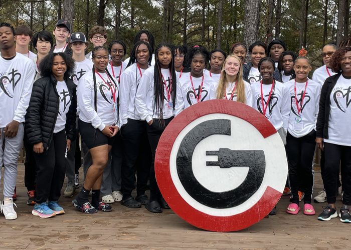 Campers at Recharge Weekend